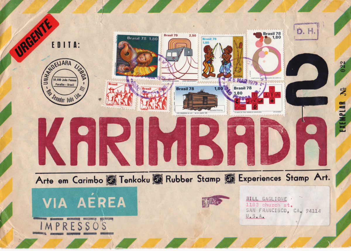 Karimbada #2, 1979. Stamp Art Museum von Picasso Gaglione